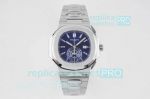 3KF Patek Philippe Nautilus 59801A Blue Chronograph Replica Watch